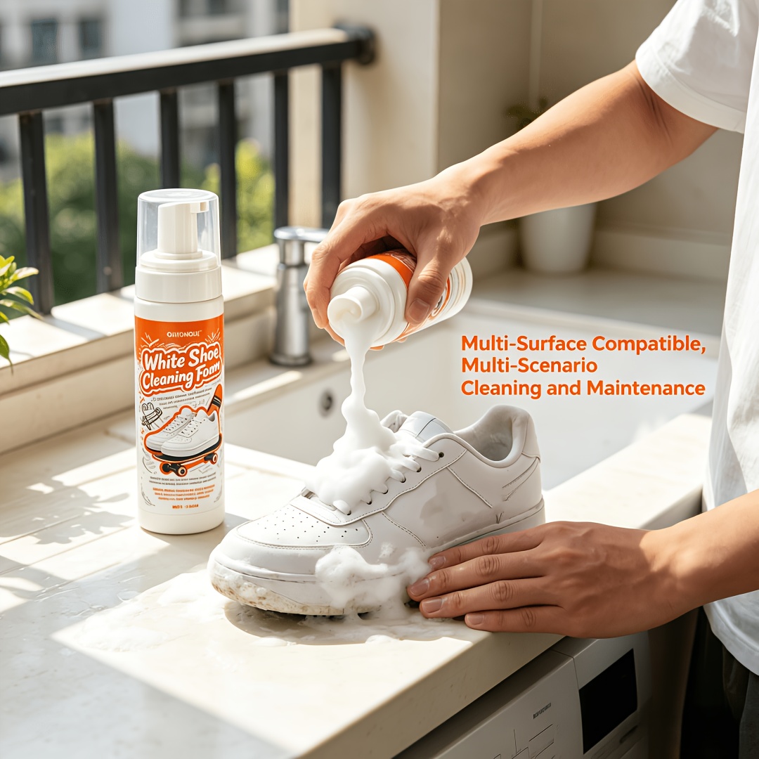 Sneaker Care Cleaner - Espuma Limpadora de Sapatos Brancos Portátil