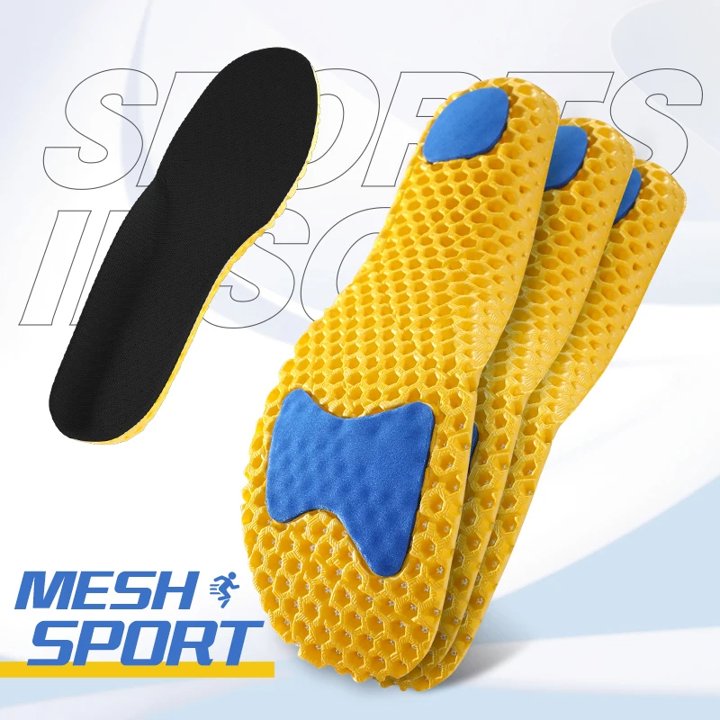 Insole Memory Foam - 3 pares de palmilhas esportivas de