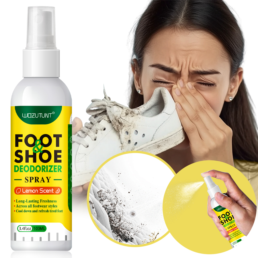 Shoe Deodorizer Ball - 100ml pé sapatos desodorizador spray limão