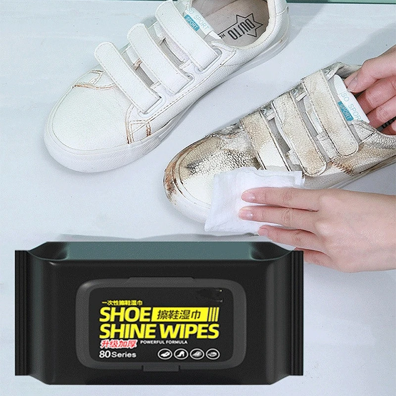 Sneaker Care Cleaner - Toalhetes portáteis para limpeza de sapatos