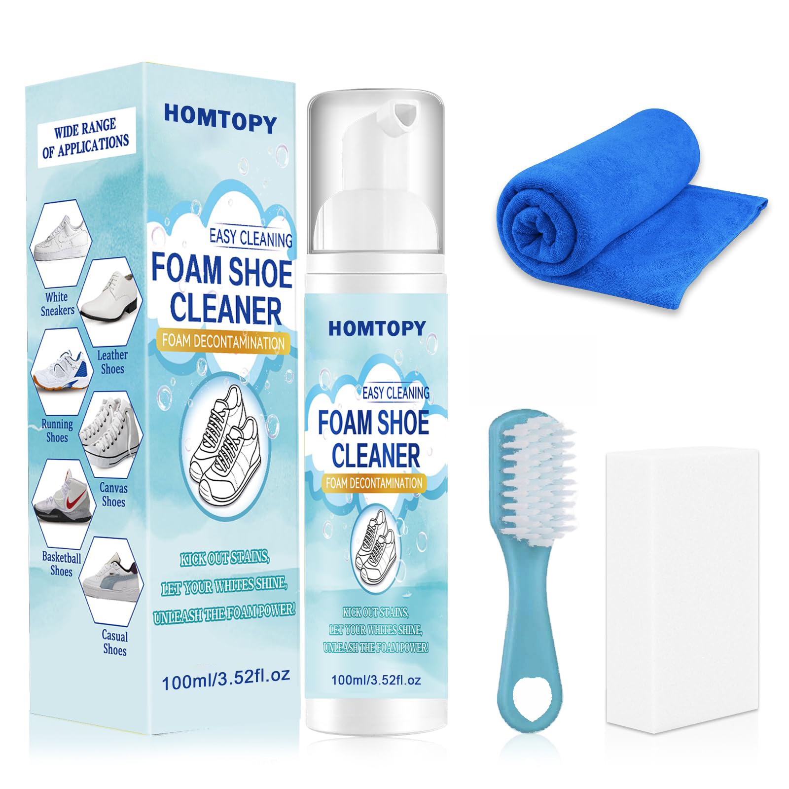 Kit de limpeza de sapatos, lim - Sneaker Shoe Care Kit avaliação e preço